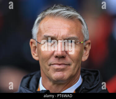 6. Oktober 2018, Bramall Lane, Sheffield, England; Sky Bet Meisterschaft, Sheffield United v Hull City; Nigel Adkins Manager von Hull City Credit: Mark Cosgrove/News Bilder Stockfoto