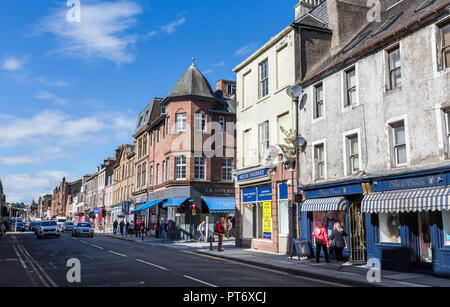 Die Innenstadt von Perth in Schottland, Großbritannien Stockfoto