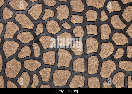 Textur von Fußmatten mit abstrakten Muster Stockfoto