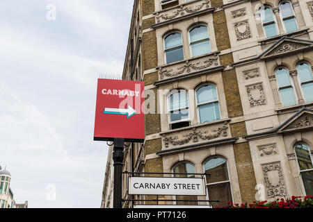 Eine typische Ansicht in London Stockfoto