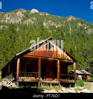 Coolidge Geisterstadt in der Pioneer Berge in der Nähe des Polarsterns, Montana Stockfoto