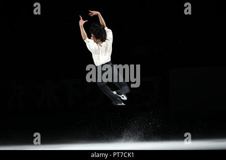 Saitama, Japan. 6. Okt, 2018. Tatsuki Machida Eiskunstlauf: Japan Open 2018 an der Saitama Super Arena in Saitama, Japan. Credit: Jun Tsukida/LBA SPORT/Alamy leben Nachrichten Stockfoto