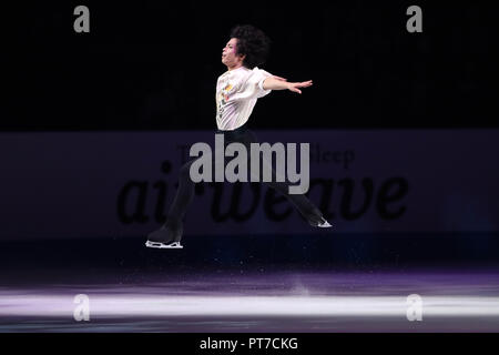 Saitama, Japan. 6. Okt, 2018. Tatsuki Machida Eiskunstlauf: Japan Open 2018 an der Saitama Super Arena in Saitama, Japan. Credit: Jun Tsukida/LBA SPORT/Alamy leben Nachrichten Stockfoto