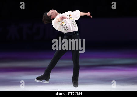 Saitama, Japan. 6. Okt, 2018. Tatsuki Machida Eiskunstlauf: Japan Open 2018 an der Saitama Super Arena in Saitama, Japan. Credit: Jun Tsukida/LBA SPORT/Alamy leben Nachrichten Stockfoto