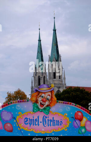 München, Deutschland. 7. Okt 2018. Oktoberfest 2018 in München, Deutschland. Vom 7. Oktober 2018. Evp Kaavere/Alamy leben Nachrichten Stockfoto