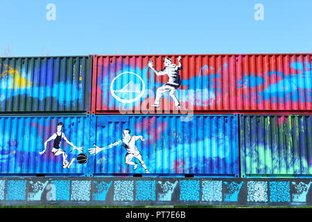 Allgemeine Ansicht, 6. OKTOBER 2018: Allgemeine Ansicht der städtischen Park während Buenos Aires 2018 Youth Olympic Games in Buenos Aires, Argentinien. Credit: Naoki Nishimura/LBA SPORT/Alamy leben Nachrichten Stockfoto