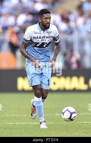 Rom, Italien. 7. Okt 2018. Wallace von Latium während der Serie ein Match zwischen Lazio und Fiorentina im Stadio Olimpico, Rom, Italien Am 7. Oktober 2018. Foto von Giuseppe Maffia. Credit: UK Sport Pics Ltd/Alamy leben Nachrichten Stockfoto