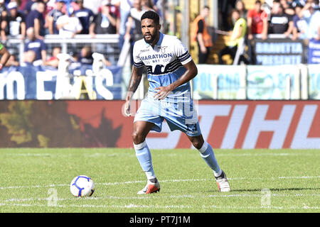 Rom, Italien. 7. Okt 2018. Wallace von Latium während der Serie ein Match zwischen Lazio und Fiorentina im Stadio Olimpico, Rom, Italien Am 7. Oktober 2018. Foto von Giuseppe Maffia. Credit: UK Sport Pics Ltd/Alamy leben Nachrichten Stockfoto