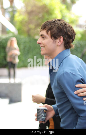 Sitges, Spanien. 7. Okt 2018. Kiernan Shipka und Ross Lynch teilnehmen Sitges Festival. Credit: Marta Abellan/Alamy leben Nachrichten Stockfoto