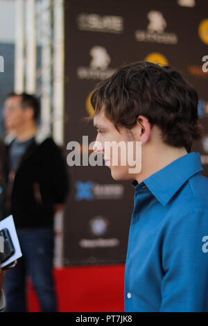 Sitges, Spanien. 7. Okt 2018. Kiernan Shipka und Ross Lynch teilnehmen Sitges Festival. Credit: Marta Abellan/Alamy leben Nachrichten Stockfoto