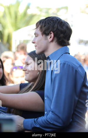 Sitges, Spanien. 7. Okt 2018. Kiernan Shipka und Ross Lynch teilnehmen Sitges Festival. Credit: Marta Abellan/Alamy leben Nachrichten Stockfoto