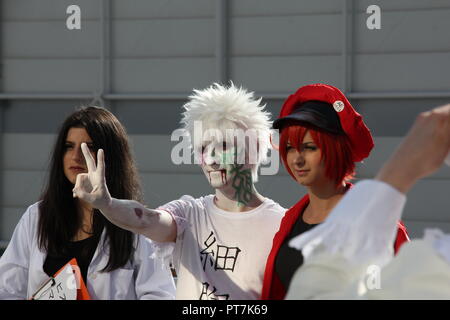 Rom, Italien. 7. Okt 2018. Die romics cosplay Festival in Rom Italien Credit: Gari Wyn Williams/Alamy leben Nachrichten Stockfoto