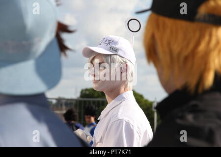 Rom, Italien. 7. Okt 2018. Die romics cosplay Festival in Rom Italien Credit: Gari Wyn Williams/Alamy leben Nachrichten Stockfoto