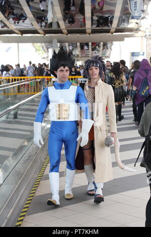 Rom, Italien. 7. Okt 2018. Die romics cosplay Festival in Rom Italien Credit: Gari Wyn Williams/Alamy leben Nachrichten Stockfoto