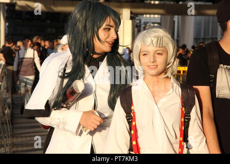 Rom, Italien. 7. Okt 2018. Die romics cosplay Festival in Rom Italien Credit: Gari Wyn Williams/Alamy leben Nachrichten Stockfoto