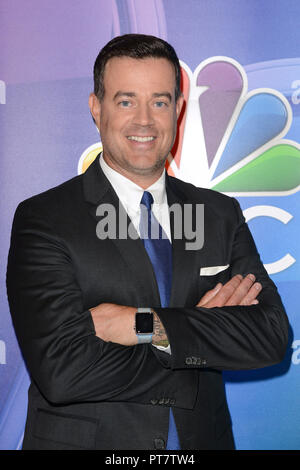 NBC New York Herbst Quark im Four Seasons Hotel - Roter Teppich Anreise mit: Carson Daly Wo: New York, New York, United States Wenn: 06 Sep 2018 Credit: Ivan Nikolov/WENN.com Stockfoto