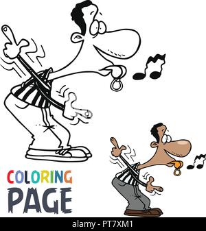 Skizze zu zeichnen Fußball Ball cartoon Stock-Vektorgrafik - Alamy