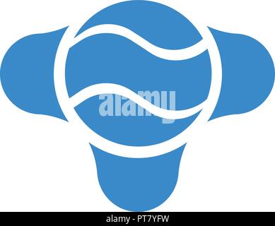 Buchstaben T abstrakte Logo, kann sowohl für Print und Web Entwicklung, auf weißem Hintergrund verwendet werden. Stock Vektor