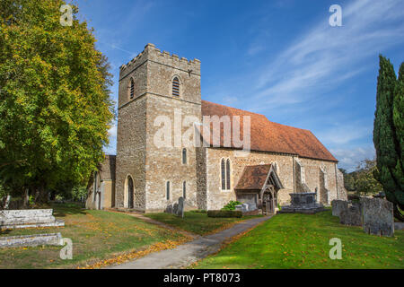 Pfarrkirche St. Peter und St. Paul, Saltwood House. Stockfoto