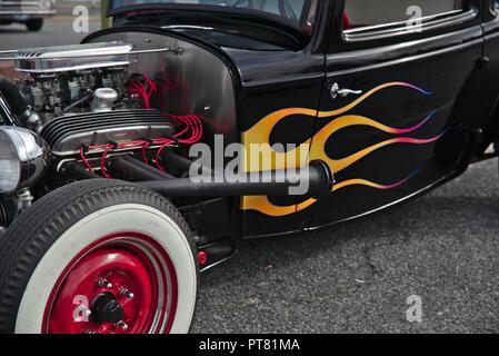 Hot Rods in Ocean City Convention Center, Ocean City, Maryland, USA. Stockfoto