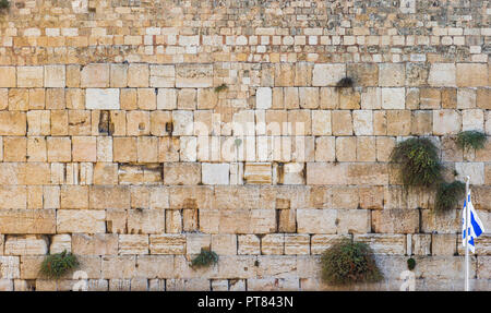 Textur der Klagemauer aka. Western Wall Stockfoto