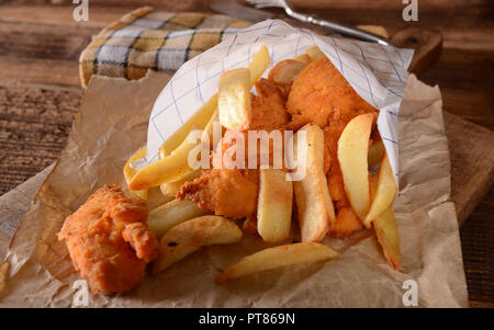 Fish &amp; chips Stockfoto