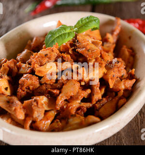 Hähnchen Gyros mit Paprika Gewürze Stockfoto