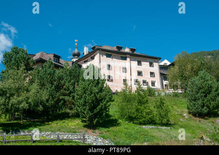 Samedan Engadin, Schweiz Stockfoto