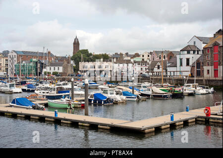 Peel Strand an einem bewölkten Tag Stockfoto