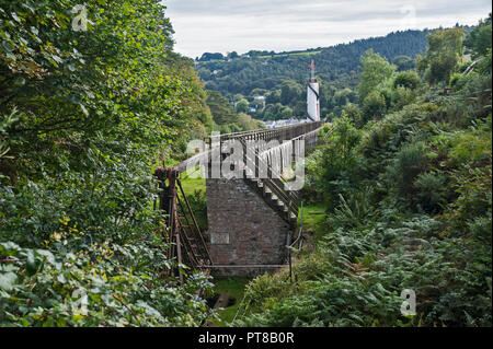 T Rocker und Rod von Laxey Ferse, Laxey, von der Insel Man Stockfoto