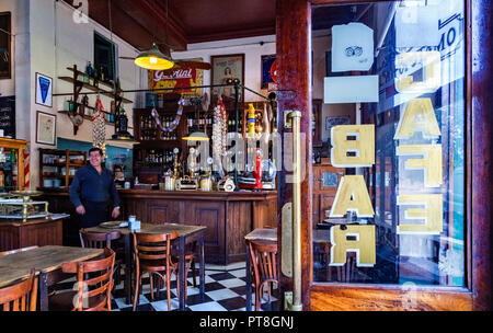 Bar'El Hipopotamus Hipopotamo" (Cafe). San Telmo, Buenos Aires, Argentinien Stockfoto