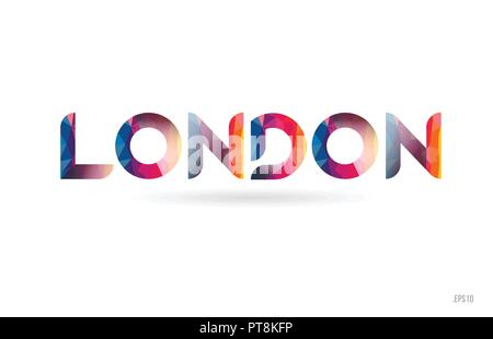 London Handgeschriebene Schrift Typografie Moderne Burste Kalligraphie Fur Poster Drucken Grusskarten Und Postkarten Vektor Fittings Stock Vektorgrafik Alamy