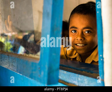 Schule in Waipoekang, Flores, Indonesien Stockfoto