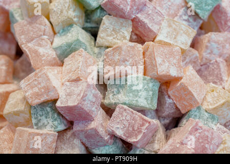 Laden der traditionellen türkischen Honig lokum Candy Stockfoto