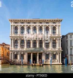 Venedig, Italien. 11/20/2017. Ca Rezzonico, wichtige historische Museum der Stadt. Stockfoto