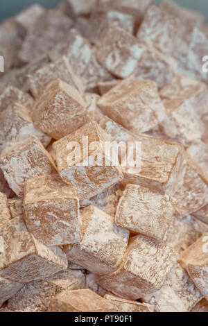 Laden der traditionellen türkischen Honig lokum Candy Stockfoto