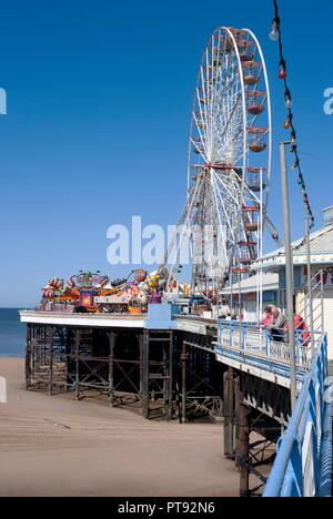 Blackpool, Central Pier, 2009. Schöpfer: Ethel Davies. Stockfoto