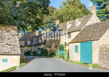 Cotswold Stone Cottages, Snowshill, Gloucestershire, England, Vereinigtes Königreich Stockfoto