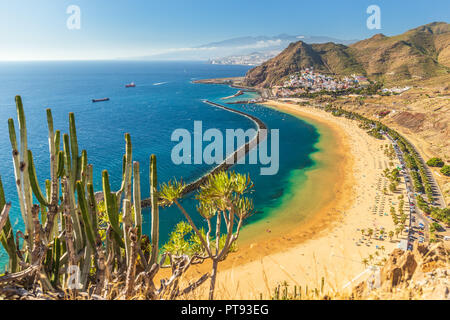 Strand Las Teresitas in Teneriffa - Kanarische Inseln Spanien Stockfoto