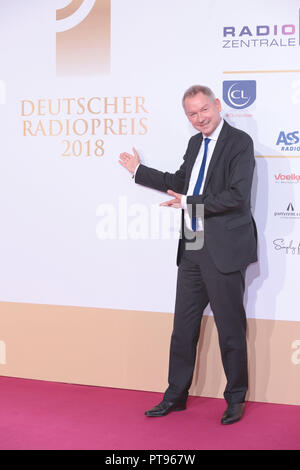 Gäste und VIPs die Teilnahme an der German Radio Award 2018 (Deutscher Radiopreis 2018) Mit: Lutz Marmor, Wo: Hamburg, Deutschland Wann: 07 Sep 2018 Credit: Becher/WENN.com Stockfoto