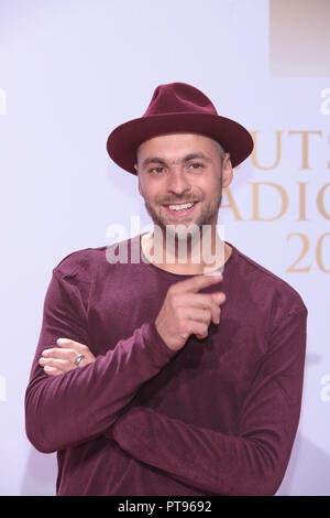 Gäste und VIPs die Teilnahme an der German Radio Award 2018 (Deutscher Radiopreis 2018) Mit: Max Mutzke, Wo: Hamburg, Deutschland Wann: 07 Sep 2018 Credit: Becher/WENN.com Stockfoto