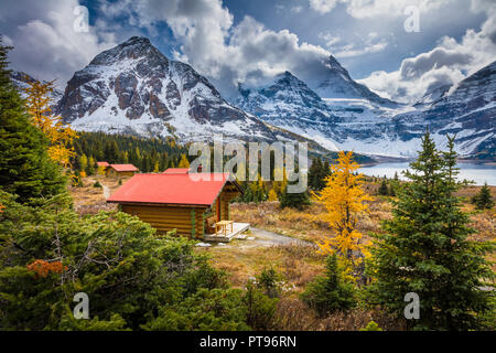 Mount Assiniboine Provincial Park ist ein Provincial Park in British Columbia, Kanada, um Mount Assiniboine gelegen. Stockfoto