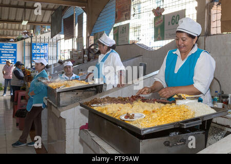 Hl. Johannes von Sangolqui Food Market, Ecuador, Stockfoto