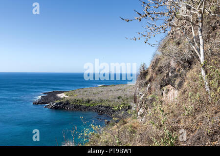 Küsten Vista, Puerto Baquerizo Moreno, San Cristobal Island, Galapagos, Ecuador, Stockfoto