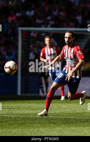 Wanda Metropolitano, Madrid, Spanien. 7 Okt, 2018. Liga Fußball, Atletico Madrid gegen Real Betis; Juan Francisco Torres (Atletico de Madrid) Credit: Aktion plus Sport/Alamy leben Nachrichten Stockfoto