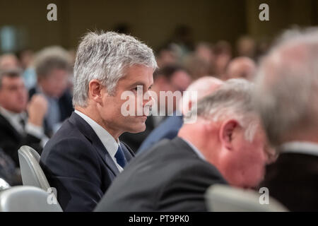 Lyon, 08. Oktober 2018, die 1. Regionale Assises von Lokalen gewählt Stockfoto