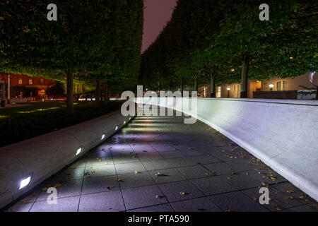 USA Washington DC nationalen Strafverfolgungsbehörden Memorial außen Nacht Abend Stockfoto