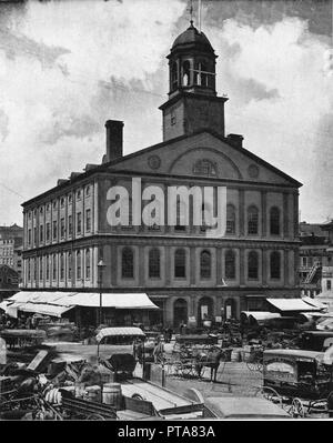 Faneuil Hall, Boston, USA, c1900. Schöpfer: Unbekannt. Stockfoto