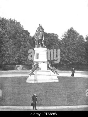 Garfield Statue, Washington DC, USA, c 1900. Schöpfer: Unbekannt. Stockfoto