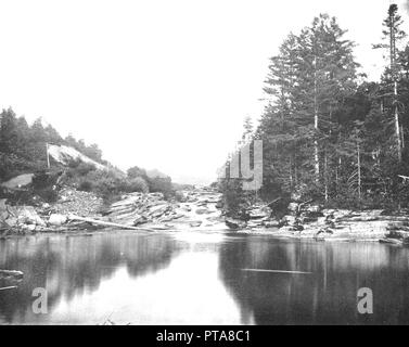 Auf der Ammonoosuc River, White Mountains, New Hampshire, USA, c 1900. Schöpfer: Unbekannt. Stockfoto